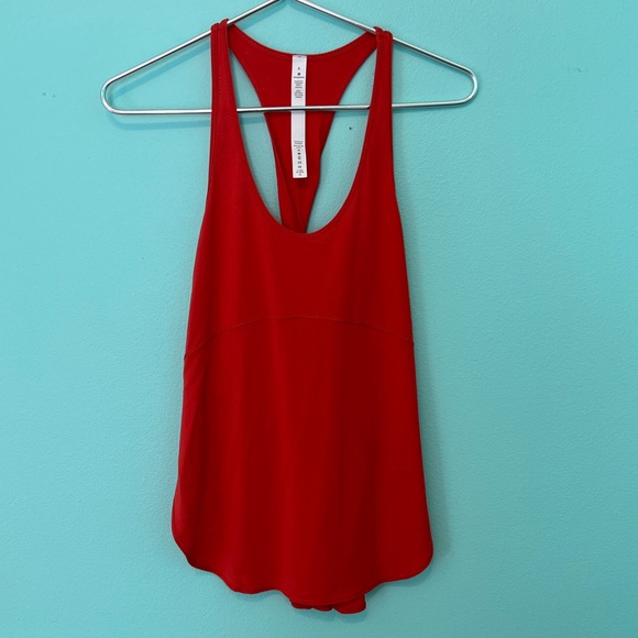 lululemon athletica Tops - NWOT Lululemon Twist and Train Tank Coral Red